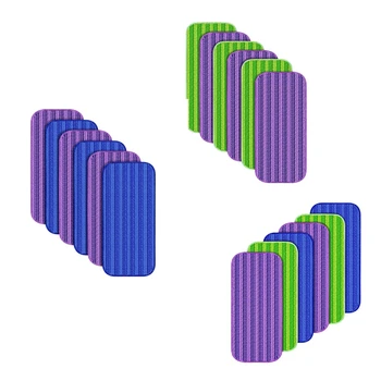 Многоразовые прокладки для швабры, совместимые с шваброй Swiffer Wet Jet Mop- 6 упаковок сменных моющихся прокладок для швабры из микрофибры