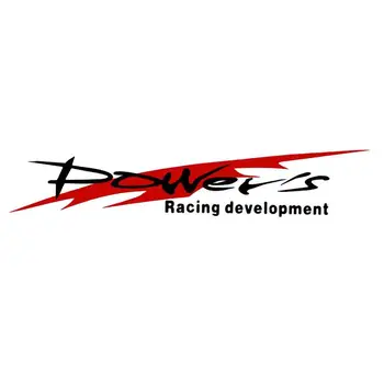 Наклейка для гоночного автомобиля Personality Trend Power's Racing Development Спортивная наклейка для автомобиля Светоотражающая водонепроницаемая наклейка