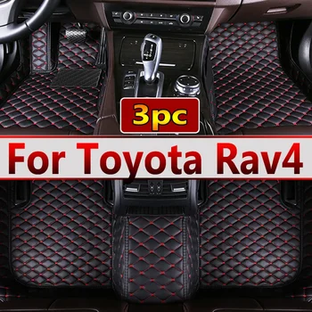 Автомобильные коврики для Toyota Rav4 2012 2011 2010 2009 Автомобильные ковры из искусственной кожи, изготовленные на заказ аксессуары для салона автомобиля