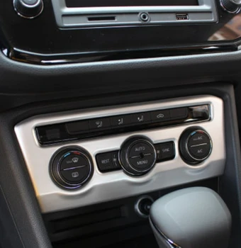 Для Volkswagen VW Tiguan 2017 - 2021 2022 Аксессуары для интерьера, экран GPS-навигации в салоне автомобиля, планки рамы кондиционера