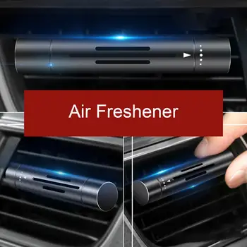 Новинка, автомобильный освежитель воздуха, портативный однотонный ароматерапевтический диффузор, установленный на вентиляционном отверстии, ароматерапевтический диффузор