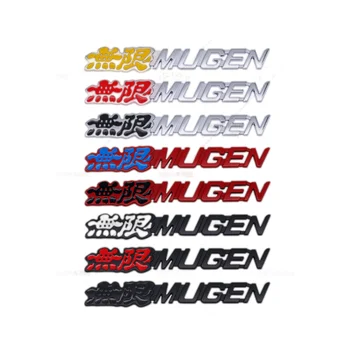 3D Металлический Логотип Mugen Эмблема Багажника Автомобиля Значок Для Honda Civic Accord 7 Type R FN2 FK8 Fit Jazz RS CRX Наклейка Mugen Аксессуары