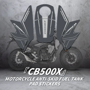 Для HONDA CB500X Ремонт велосипеда Комплекты декоративных наклеек с устойчивостью к истиранию Защитные наклейки в области топливного бака мотоцикла