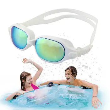 Противотуманные очки для плавания, очки для плавания с защитой от тумана, очки для плавания с четким видением для взрослых, очки для плавания для мальчиков, девочек, младшей молодежи