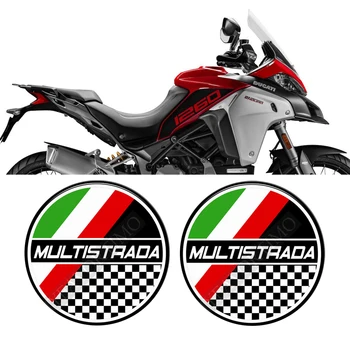 Для Ducati MULTISTRADA 950 1200 S 1260S V4 Наклейки на мотоцикл, наклейка, накладка на бак, протектор, Корзины, Багажные чехлы, Эмблема багажника, логотип