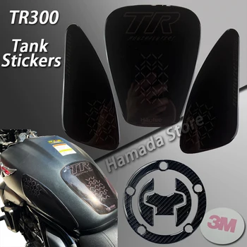 3D Защитная накладка для бака мотоцикла, Наклейки, Переводные картинки, Аксессуары для бака, накладка для SUZUKI Haojue TR300, TR 300