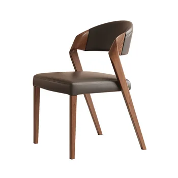 Роскошное кресло для гостиной в скандинавском стиле Из массива Дерева, Офисное кресло для гостиной с откидной спинкой, Одноместные шезлонги для отдыха