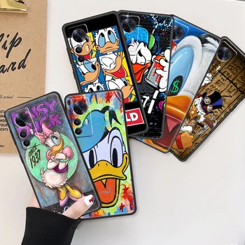 Чехол Для Телефона Disney Donald Duck Daisy Для Xiaomi Mi 13 12X12 11 11T 11i 10T 10 Pro Lite Ultra 5G 9T 8 A3 Черный Чехол