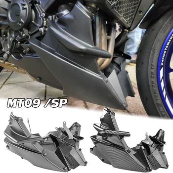 Запчасти для Мотоциклов Yamaha FZ09 MT09 SP Поддон Для Живота Нижний Спойлер Двигателя Защитная Крышка Обтекателя MT 09 2021 2022 2023 MT-09 Поддон Для живота