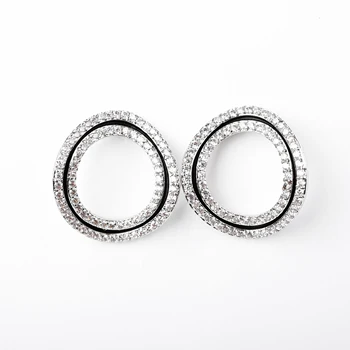 Серебристый-021 Круглый круг, модные шикарные блестящие модные серьги для женщин, бесплатная доставка