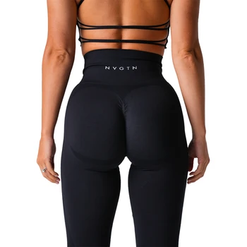 Бесшовные леггинсы NVGTN из спандекса Contour 2.0, женские мягкие тренировочные колготки, одежда для фитнеса, штаны для йоги, спортивная одежда с высокой талией
