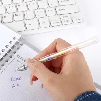 Поставки студенческие канцелярские DIY Дневник альбом Радуга градиент цвет нейтральная ручка гелевая ручка написания точки маркером рисунок пером