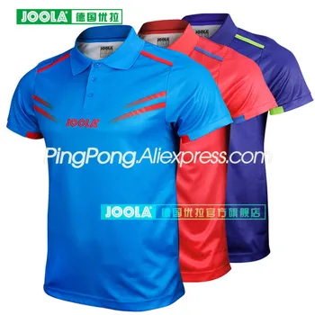 Футболка JOOLA Cologne (Звездная модель Aruna Quadri & Chen Weixing) Для настольного тенниса / Футболки для Мужчин и женщин, Одежда для пинг-понга