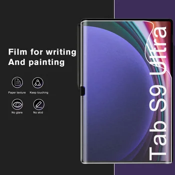 Для Samsung Galaxy Tab S9 Ultra S9 + Защитная Пленка для экрана с Рисунком SamsungS9 Plus S9Ultra S9 Мягкая ПЭТ-пленка Для Рисования, А не Стекло