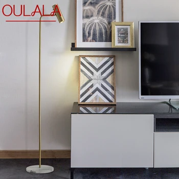 Скандинавский торшер OULALA Минимализм, современная семейная гостиная, Креативный светодиодный декоративный светильник для спальни
