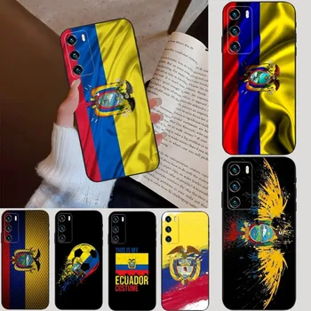 Чехол Для телефона с Флагом Эквадора Huawei Y9 Y7 Y7A Y7P Y6 Y6Pro Y5 Y5P Prime 2020 2019 2018 2017 Nova 9S 9RO 9SE Funda Cover