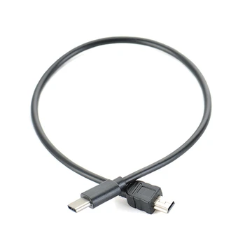 Супер практичный кабель преобразования камеры Type C в Mini USB OTG для копирования 30 см
