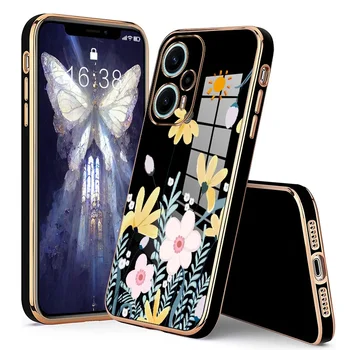 Чехлы для телефонов с цветочным покрытием для задней крышки Xiaomi Poco F5 5G
