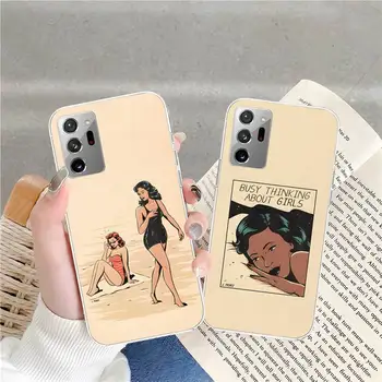 Чехол Для Телефона Manga Lesbian Прозрачный Для Samsung S30 S21 S20 Fe Ultra S10 E S8 S9 Plus Lite 2019 S7 Edge Cover