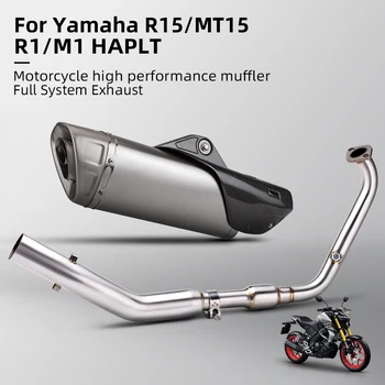 Передняя труба мотоцикла M1 Full Systems, модифицированная Moto Slip on для YAMAHA R15V3 / V4 R15 MT15