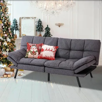 Роскошный диван-кровать для гостиной Greymemory Foam Sleeper Диван-кровать Loveseat Диваны для прихожей Комната для сна Мебель для дома