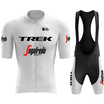 Комплекты TREK Cycling Man Tricuta, мужские Mtb брюки, одежда 2024, Гелевые шорты, форма для шоссейного велосипеда, Джерси, Экипировка, Летняя одежда