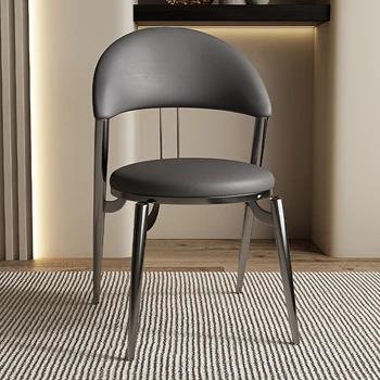 Современные и минималистичные итальянские обеденные столы в скандинавском стиле, домашние роскошные стулья, Высококачественные стулья со спинкой Nordic Chair