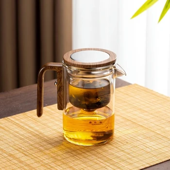 Набор GIANXI Matcha с ручкой, Бытовой фильтр, Стеклянная чашка, Чайник для работы и отдыха, Кофейная посуда, Чайная посуда для кофе и заваривания чая