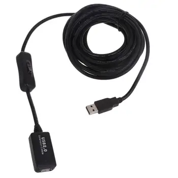 Удлинитель кабеля USB 2.0 Провод 5 м Кабель для передачи данных Super Speed