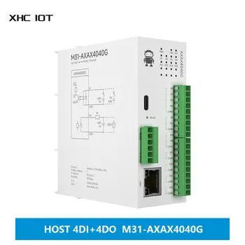 Модуль удаленного ввода-вывода 4DI + 4DO XHCIOT M31-AXAX4040G с распределенным аналоговым коммутатором, Хост-модуль Сбора данных, Поддержка свободного соединения PNP NPN