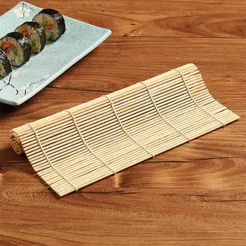 1 шт. Набор для суши Бамбуковые коврики для раскатки Инструменты для приготовления риса Форма для суши Бамбуковые кухонные принадлежности Инструменты для приготовления суши на японской кухне