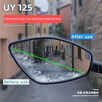 Для SUZUKI UY125 пленка для зеркала заднего вида аксессуары для защиты мотоцикла отражатель от тумана, дождя водонепроницаемая пленка Spirit Beast