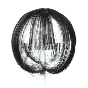Цельная заколка для волос с бахромой 3D Челка для волос Плоская челка с заколками для челки Наращивание волос Парик для волос Шиньоны
