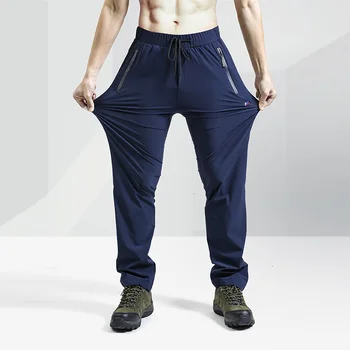 Весенне-летние тактические брюки 6XL, эластичный дышащий нейлон, быстросохнущие мужские длинные штаны для пеших прогулок, кемпинга, скалолазания