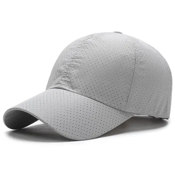 Быстросохнущая Женская Мужская шляпа для гольфа, рыбалки, летняя уличная солнцезащитная шляпа, регулируемая бейсболка унисекс