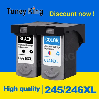 Чернильные картриджи Toney King PG-245XL PG245XL PG245 CL246 для Canon PG 245 PG-245 CL 246 для Pixma iP2820 MX492 MG2924 MX492 MG2520