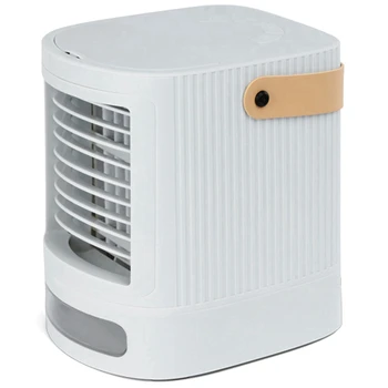 Портативный кондиционер, испарительный охладитель воздуха, небольшой охладитель с питанием от USB, увлажнитель, 3-скоростной мини-кондиционер