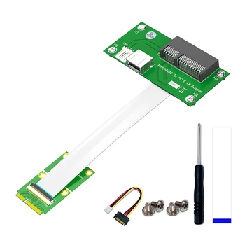 Мини-адаптер PCIE к PCIExpress с удлинителем платы USB2.0 4Pin Power Magnetic Pad Горизонтальная установка