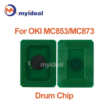 Микросхема Барабана для OKI MC853 MC873 MC 853 873 44844472 44844471 44844470 44844469 Устройство для Заправки Картриджей Принтера Микросхемы Сброса Блока формирования изображения