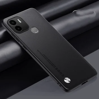 Для Redmi A1 Plus Чехол Защита камеры Кожаная задняя крышка чехол для Xiaomi Redmi A1 + Plus Противоударный бампер на RedmiA1 + Plus